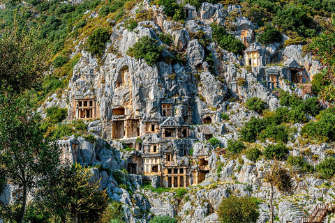 Antalya/Kemer: Luxury Kekova Sunken City & Glass Boat Tour Transfer From Antalya, Lara, Kundu & Belek Hotels