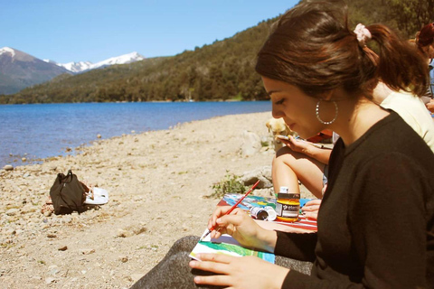 Paint with an artist in a Bariloche workshop