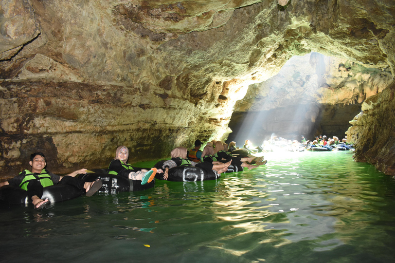 Yogyakarta: Volcano Trek, Cave Tubing & Temple Sunset Yogyakarta: Ancient Volcano Trek, Cave Tubing &Temple Sunset