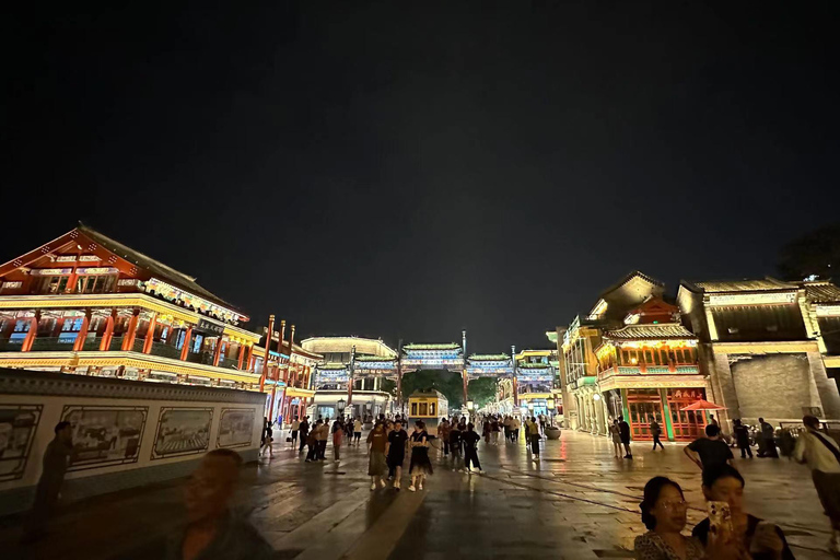 Beijing: Tiananmen Square Flag Lowering Ceremony & City Tour Night Walking Tour Meet at Meeting Point