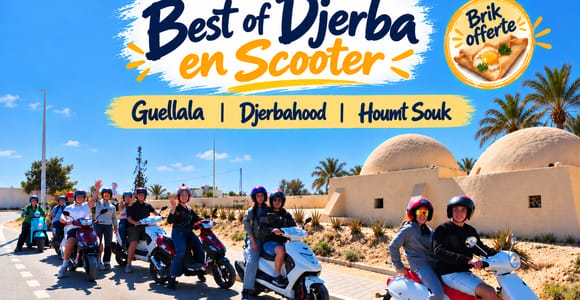 Best of Djerba by Scooter: Ride, Explore, Enjoy! Free Brik