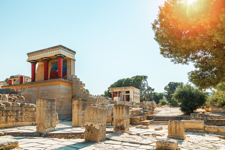 Desde Rétino: Cnosos y museo arqueológico de HeracliónDesde La Canea: Cnosos y museo arqueológico de Heraclión