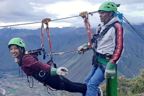 Zipline-Trip über das Heilige Tal