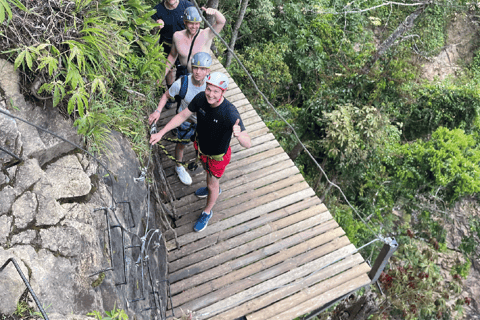 Medellín: Excursion to Salto del Buey, natural connection with waterfalls and canopy.