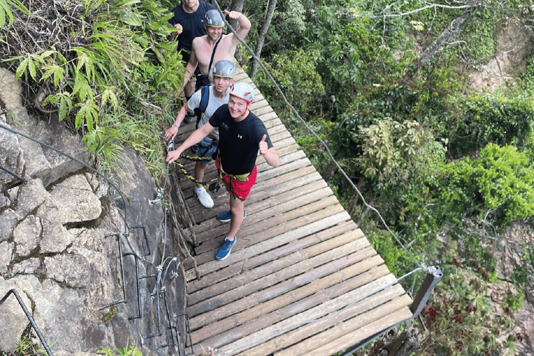 Medellín: Excursion to Salto del Buey, natural connection with waterfalls and canopy.