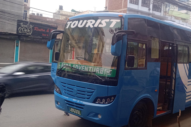 Pokhara para Bandipur Bilhete de ônibus com sofá de luxo