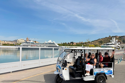 Málaga: Private Tuk Tuk Sightseeing Tour of the City and Gibralfaro