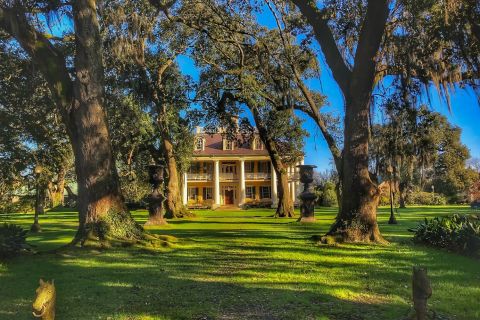 New Orleans: Destrehan Plantation, Houmas House e pranzo