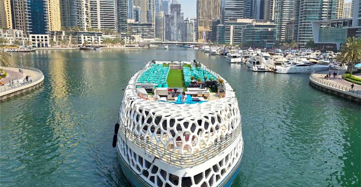 Mega Yacht Dinner Cruise with Buffet — a boat tour from Dubai, UAE