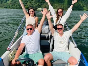 Bali: Tour mit dem Schnellboot auf dem Beratan-See mit Tempelbesuch