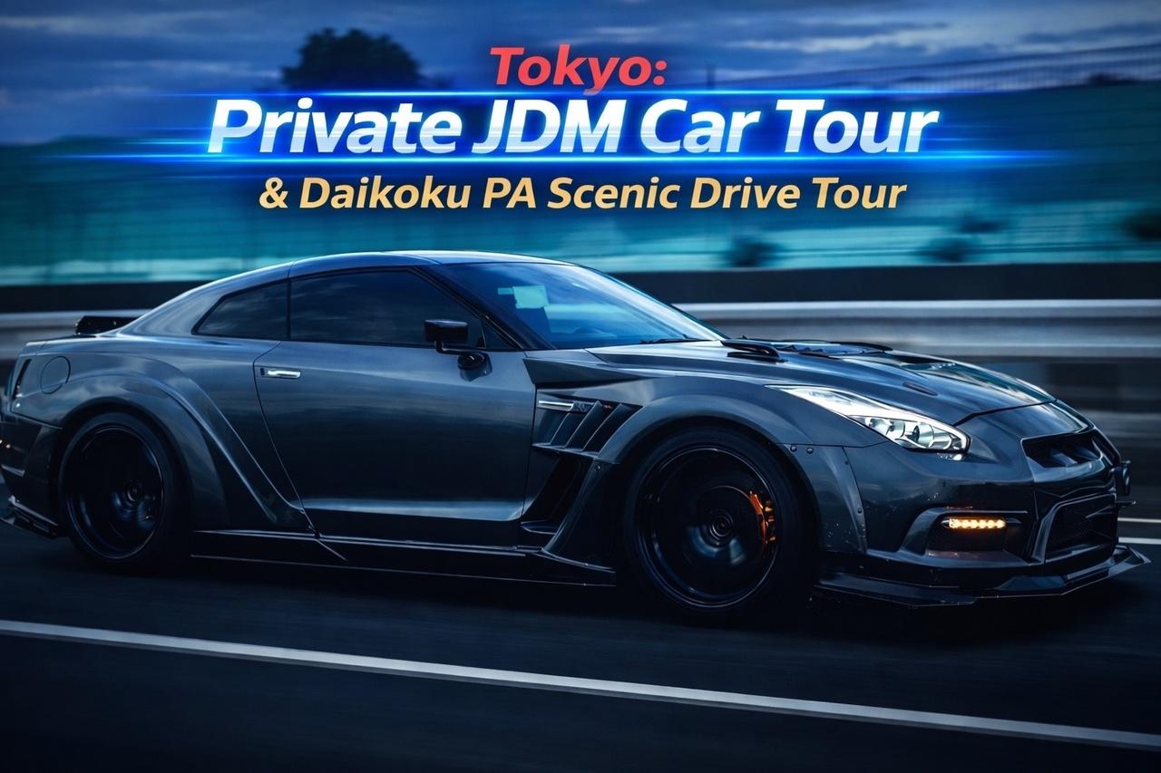 Tokio: Private JDM-Auto-Tour und malerische Fahrt zum Daikoku-Park