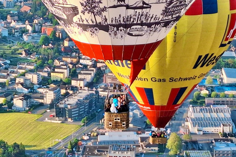 Lucerne: Balloon Safari with Breakfast and Alpine View