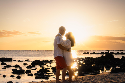 Maurice : séance photo au coucher du soleil (séance photo de lune de miel/familiale)Forfait familial