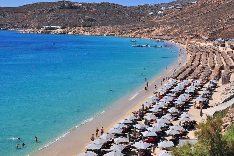 Mykonos: semi-private cruise around southcoastline of island