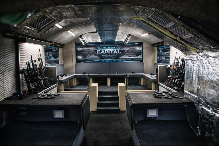 Budapest downtown: Fast & Fierce shooting range experience