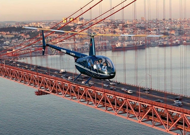 Lisbon: Luxury Private Helicopter Tour with Panoramic Views