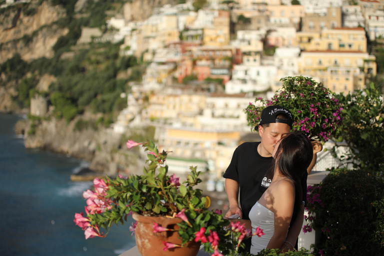 Positano-Amalfi &amp; Pompeji heldagsutflykt med lyxbil från Rom