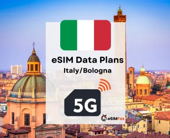 Bologna: eSIM Internet Datentarif für Italien high-speed 4G/5G