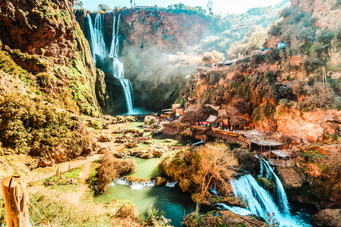 From Marrakech: Ouzoud Waterfalls Guided Tour &amp; Boat RidePrivate Tour with Boat Ride