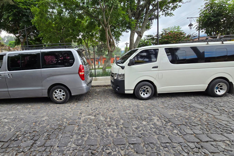 Transporte coletivo de Antígua para El Salvador