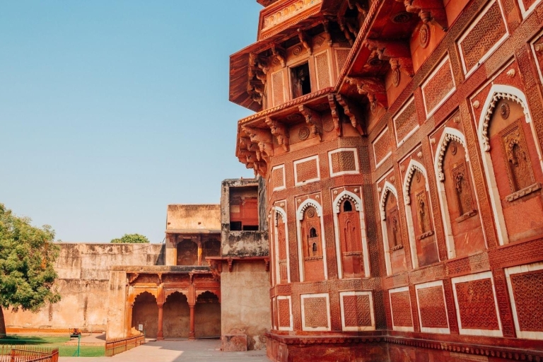 Van Delhi Taj Mahal & Agra Volledig dezelfde dag tour All InclusiveRondleiding met auto + gids + maaltijd + entreegeld