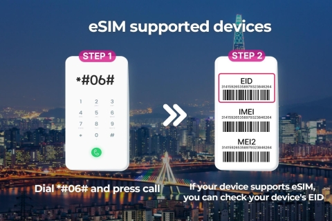 Korea Południowa: Plan nielimitowanej transmisji danych w roamingu LG U+ eSIM60 dni