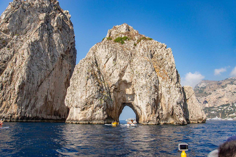 Boat Tour to Capri with Lunch on Board, Swimming and Fun