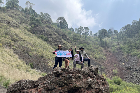 Xitle Volcano: Exploration of Lava Caves and Nature