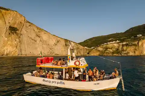 Ponza : Bain et apéritif au coucher du soleil