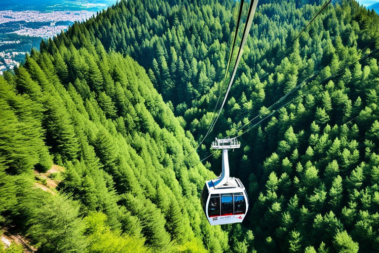 Tirana, Durres, Golem: Dajti Mountain Cable Car with ticket From Tirana: Cable Car Dajti Mountain