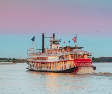 New Orleans: Abendliche Jazz-Kreuzfahrt auf dem Dampfschiff Natchez
