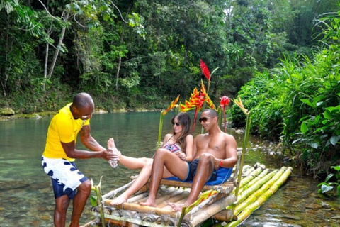 Montego Bay, Jamaica: Bamboo Rafting with Massage