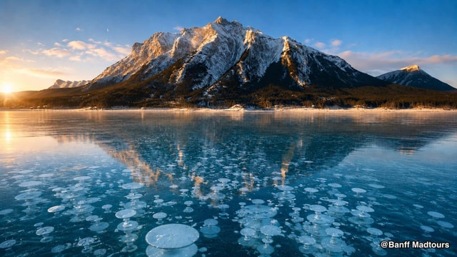 Calgary/Banff/Canmore: Abraham Lake Ice Bubble Hunt Tour