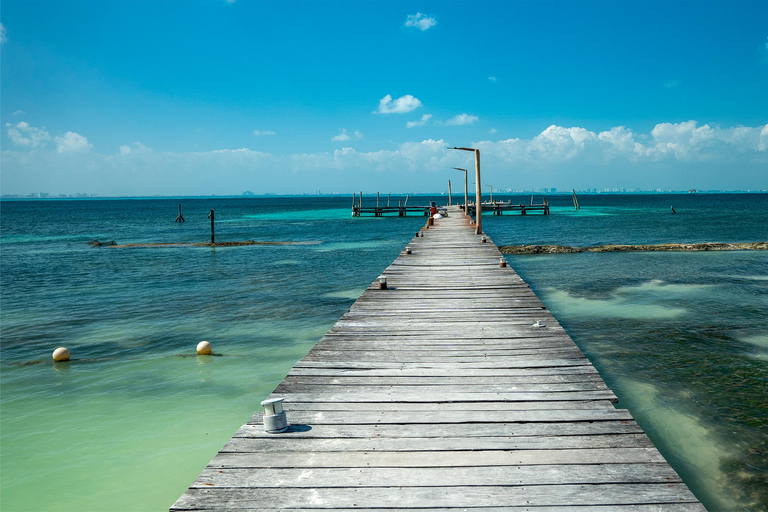 Van Riviera maya; catamaran alleen voor volwassenen naar isla mujeres