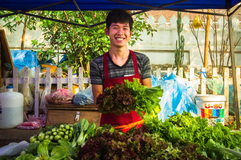 Luang Prabang: Almsgiving, Temples, and Market Tour