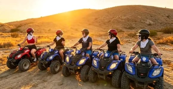 Hammamet & Nabeul: 2h40 Guided Quad Tour with Hotel Pickup