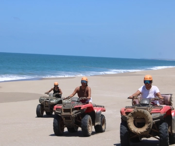 Mazatlán: Excursión en quad por la playa y la selva con comida y cata de tequila