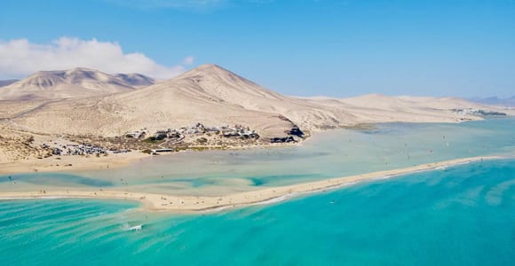 From Caleta: Sotavento, La Pared, Morro Jable Tour
