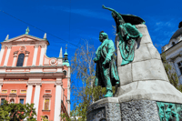 Ljubljana, erste Entdeckungstour und Lesetour - Hizvo