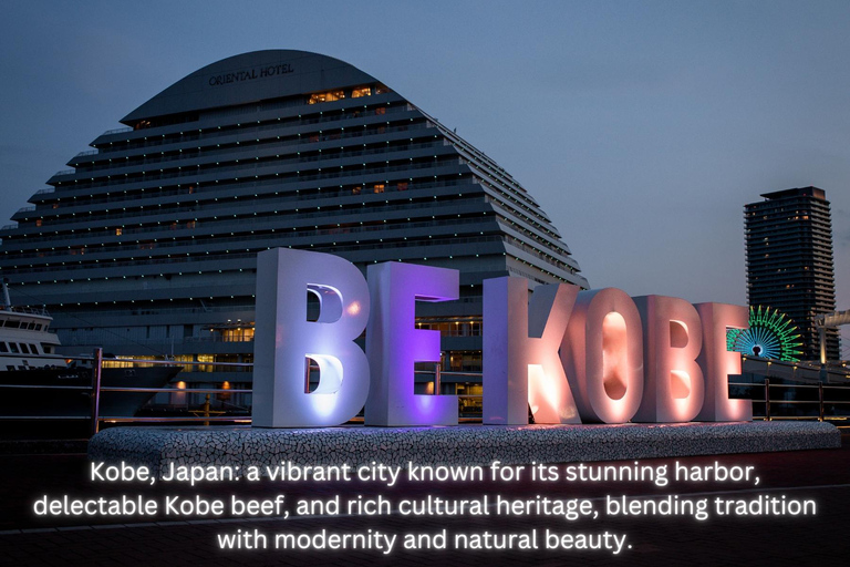 Vanuit Osaka: KOBE 1 dagtour met Engelssprekende chauffeur.