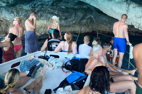 Zante: Spiaggia dei Naufragi con Tour delle Grotte Blu Terra e MareTour di gruppo