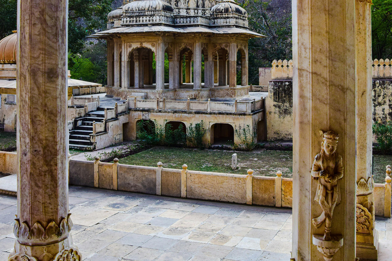 Jaipur: Full-Day Pink City Tour with Masala Tea Tour by Car and Driver with a Guide