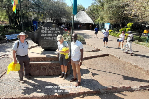 Victoria Falls: Guided Tour with Hotel Pickup