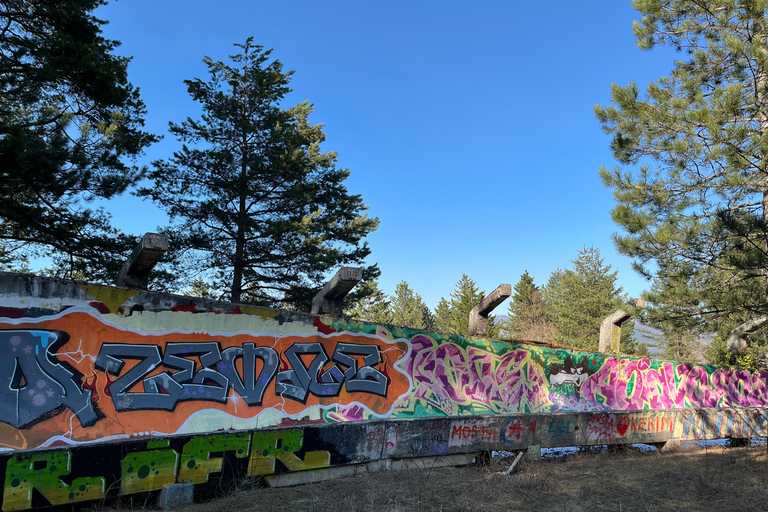 Sarajevo Graffiti Workshop on Trebević Mountain