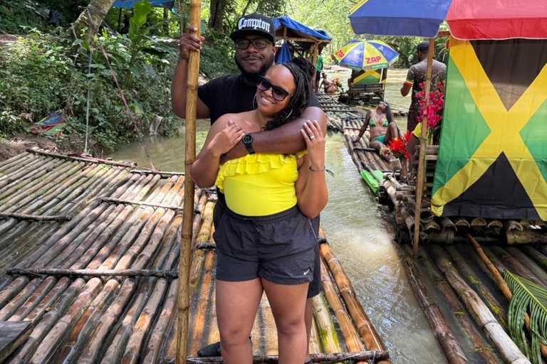 Bamboo Rafting w/ Limestone Massage Montego Bay Jamaica Transportation Only
