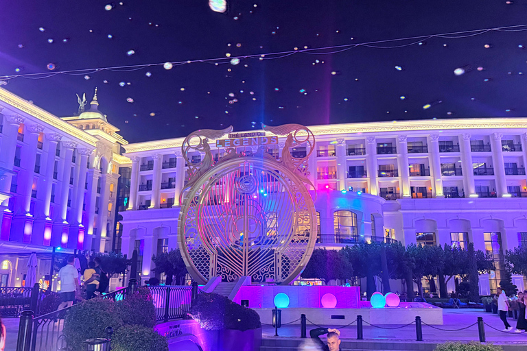 From Side: Land of Legends Night Show with Transfer