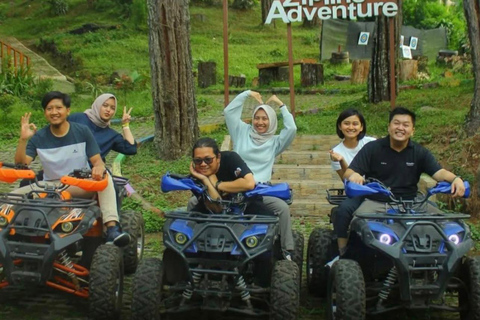 Jakarta/Bogor: Zipline Adventure, ATV, Waterfall & Transfer