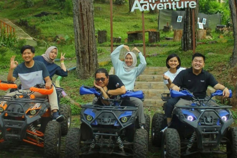 Jakarta/Bogor: Zipline Adventure, ATV, Waterfall & Transfer