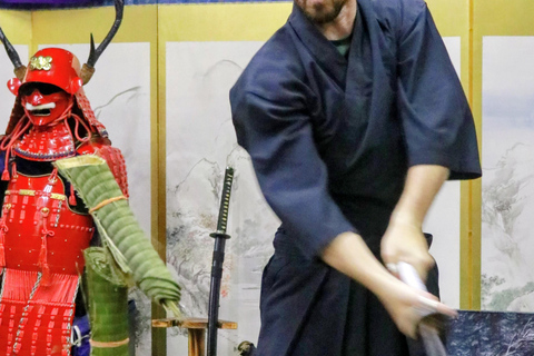Osaka: Learn Bushido - Trial Slashing with Samurai Sword Trial slashing in Bushido with Samurai Sword real sharpnes