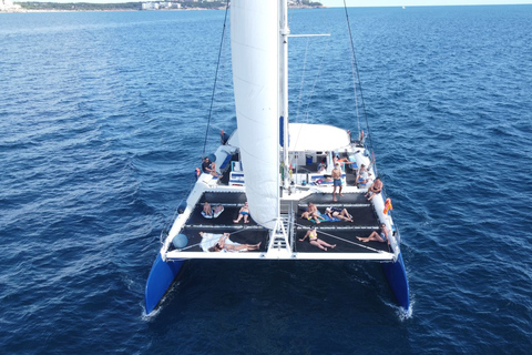 Tarragona's Fireworks Sail Catamaran